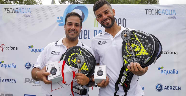 Ra L Jarillo Y Javier Almenara De Loyjar Campeones Del Torneo De