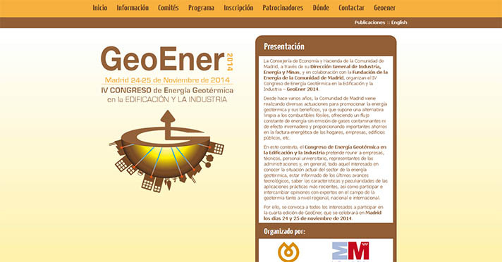 Llega una nueva edición de Geoener