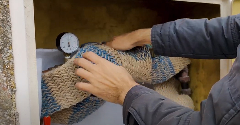 tuberías agua frío congelación abrigar