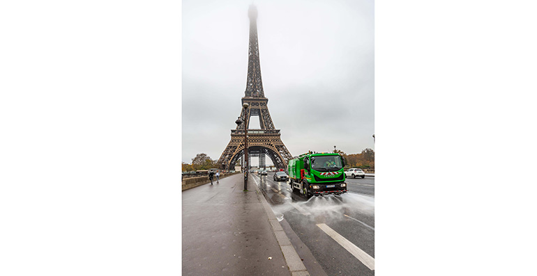 París se prepara para sus próximos grandes eventos con más vehículos de limpieza equipados con transmisión Allison 