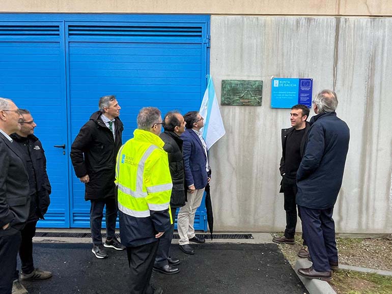 El Colegio de Ingenieros de Caminos, Canales y Puertos en Galicia entrega el XIII Premio San Telmo a la mejora del proceso de depuración en la EDAR de Praceres (Pontevedra) 