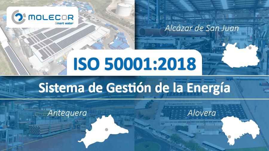 Molecor completa la certificación de su sistema de gestión energética en sus centros productivos