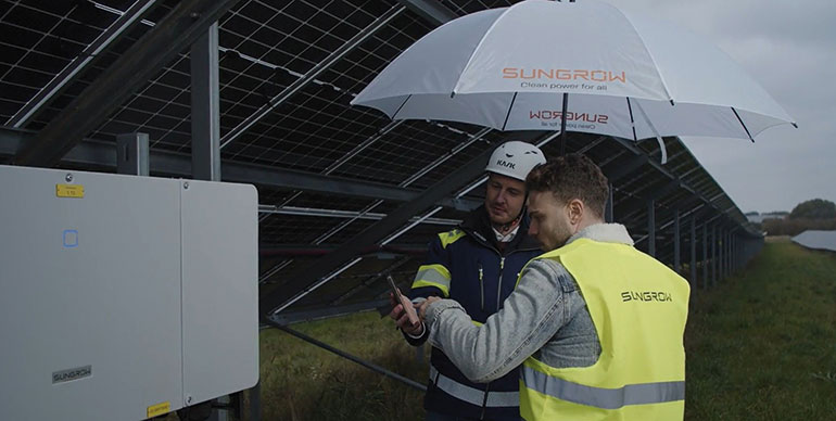 El futuro energético de Suecia avanza a toda velocidad: Uno de los primeros parques solares híbridos se inaugura en Halmstad