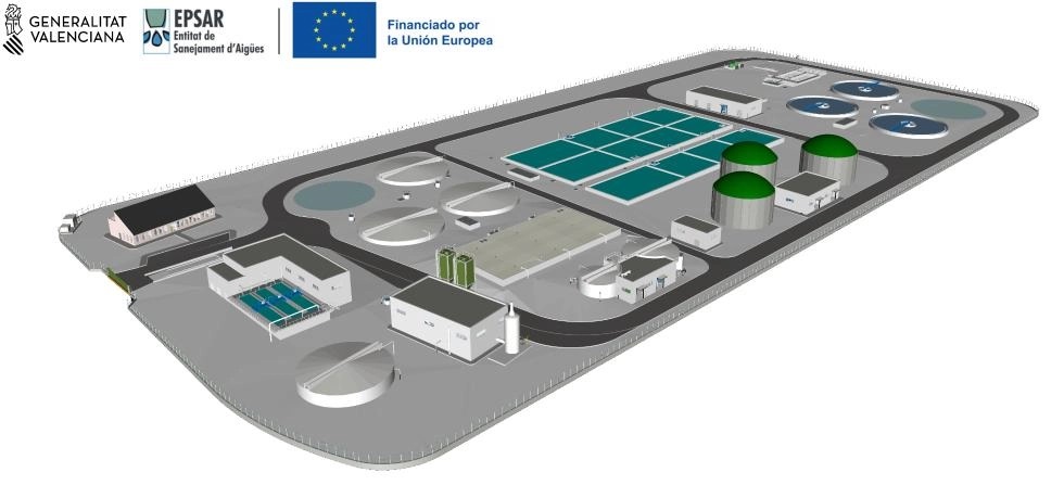 La Generalitat Valenciana saca a licitación las obras para la nueva depuradora de Sagunto y su área industrial con un presupuesto de 62 millones de euros