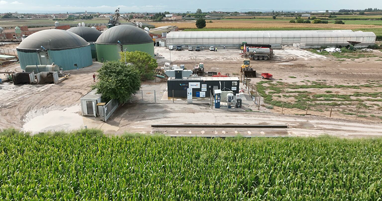 Naturgy acelera la penetración del gas renovable con la puesta en marcha de su tercera planta de biometano