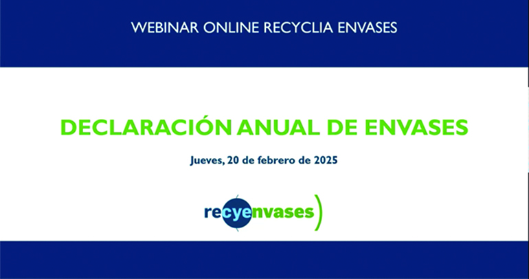 Presentación de la nueva plataforma para la declaración anual de envases a los productores de Recyclia Envases