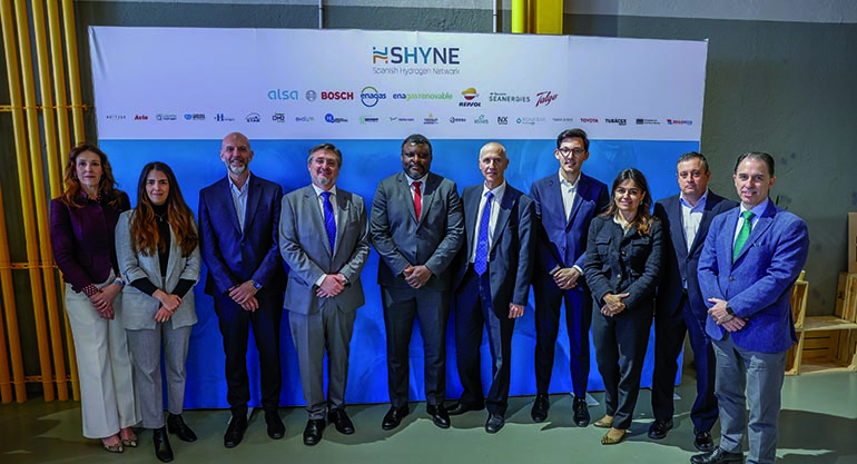 SHYNE se formaliza como asociación para impulsar la  materialización de proyectos basados en hidrógeno  renovable en España