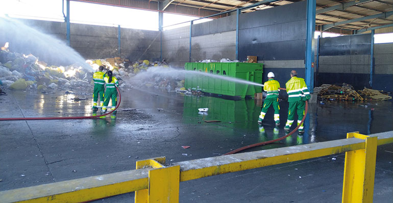 tecnifuego incendios reciclaje