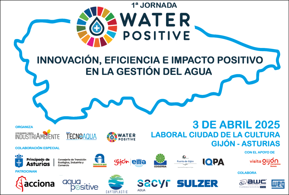 ¡No te pierdas el próximo 3 de abril el evento ´Water Positive´ para promover la gestión sostenible del agua!