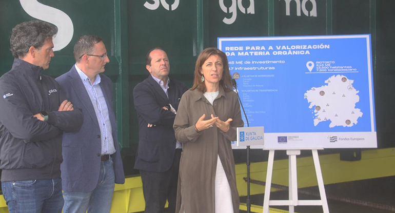 La Xunta invierte dos millones en su planta de transferencias de residuos de Riotorto